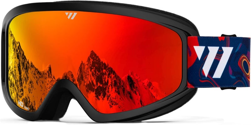 ISTON Ski Goggles - OTG Snow/Snowboard Goggles for Men, Women & Youth - 100% UV Protection W1 - Image 1